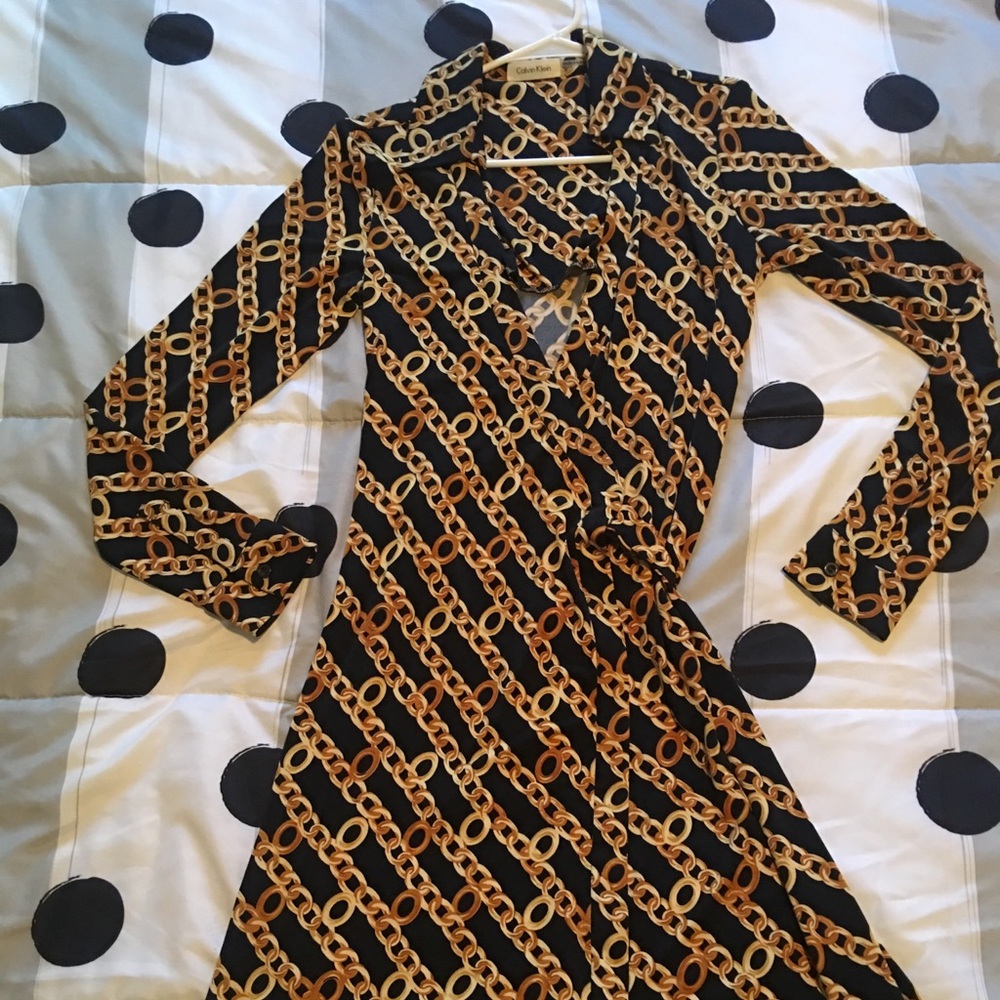 Calvin Klein Dress, amazing material size 4